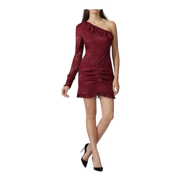 Alexis Laced Ilana One-Shoulder Mini Dress NWT - Picture 1 of 9